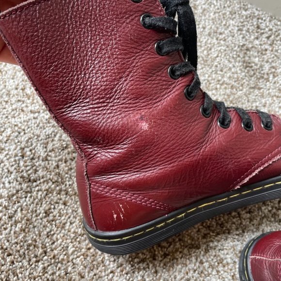 Dr Martens | Stratford Lace Up Boots in Oxblood - Picture 10 of 16
